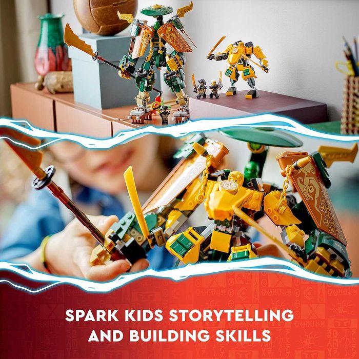 NOU TIP brand L Ninjago Robotii Echipa Lloyd si Arin 71794