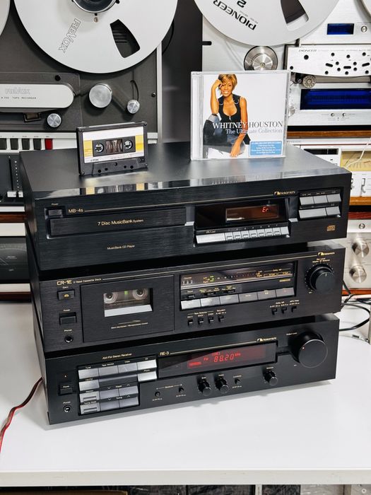 Linie NAKAMICHI-amplituner+CD+deck-RE-3+CR-1E+MB-4S-sunet deosebit