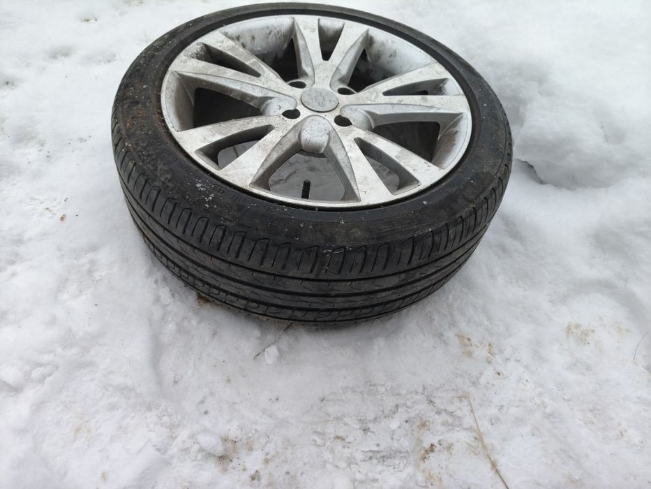 Продам диски с летней резиной на Митсубиси