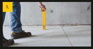 Полусухая стяжки пола