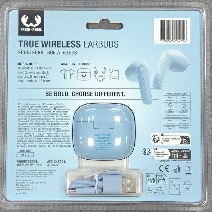 Casti Wireless Fresh n Rebel - True Wireless Earbuds [#11139#]