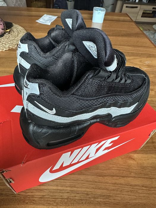 NIKE Air max 95 детски маратонки черно/ металик
