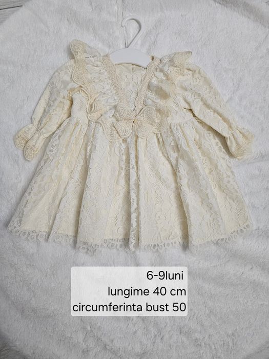 Rochițe Fetițe botez detalii pe poza