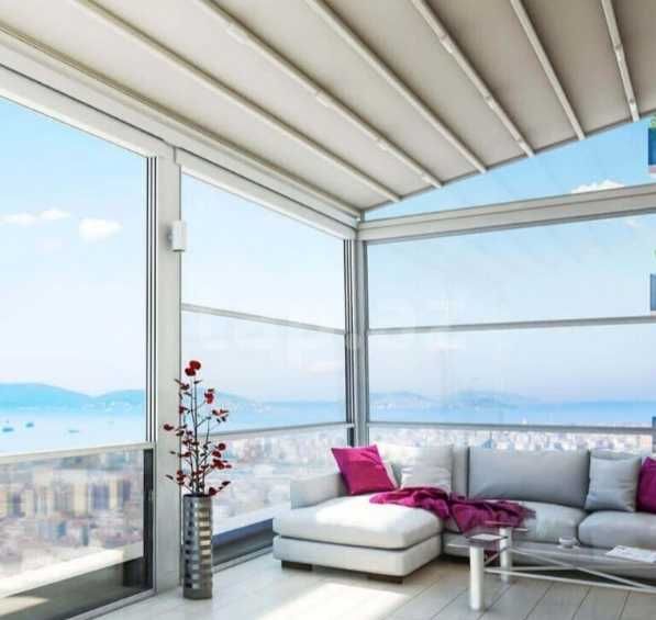 Гильотина, остекление, балкон, стекло