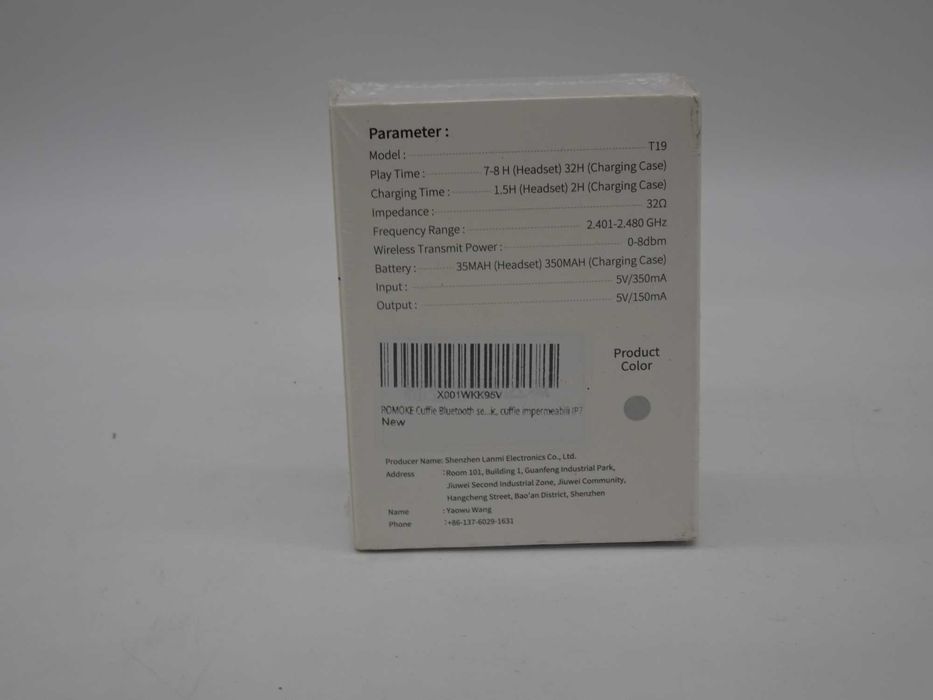 Căști wireless true wireless Romoke T19