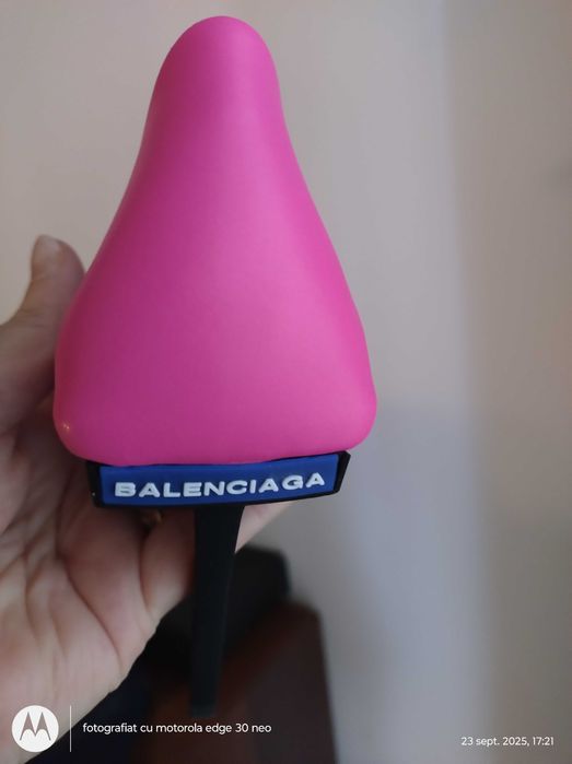 Ba-len-ci-a-ga, pantofi roz cu toc, 40