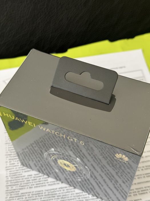 ЗАПЕЧАТАН 46mm Huawei watch GT 6 Yettel Гаранция 2028 Black GT6