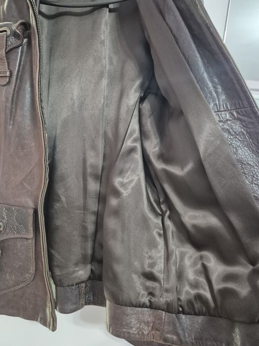 Кожено вталено яке