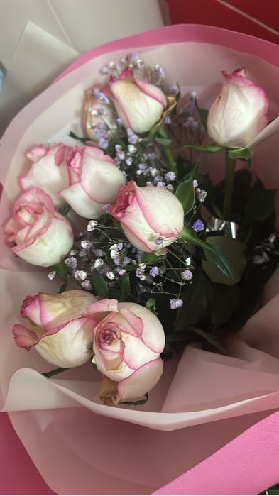 Цветы б/у вчерашние