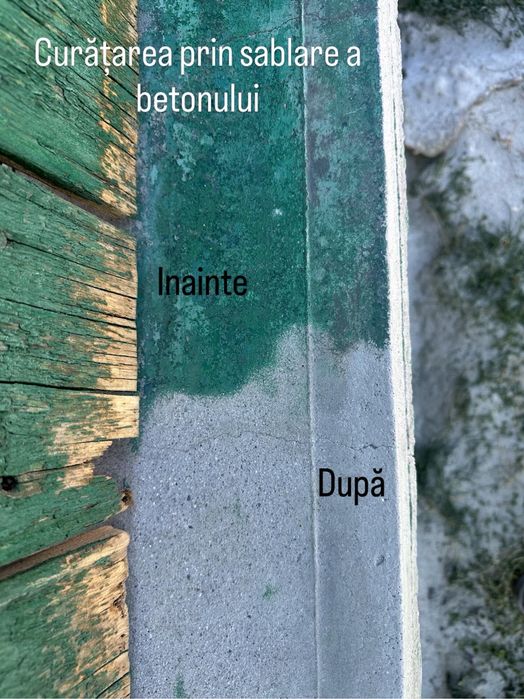 Curățare suprafețe - Sablare mobilă cărămidă, piatră, lemn, metal. Hidrosablare.