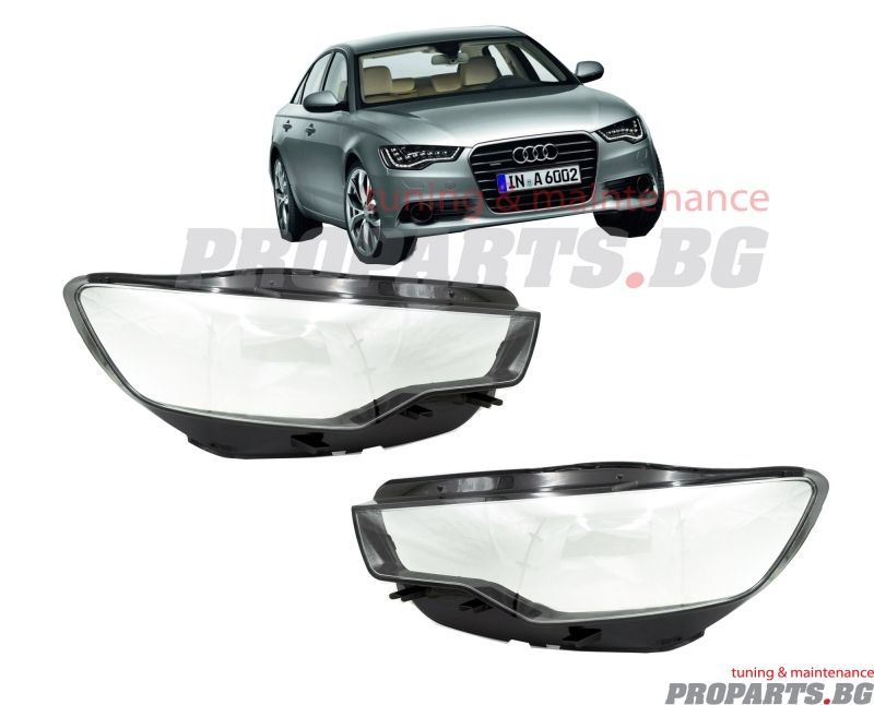 Стъкла за фарове комплект за Audi A6 C7 11-14