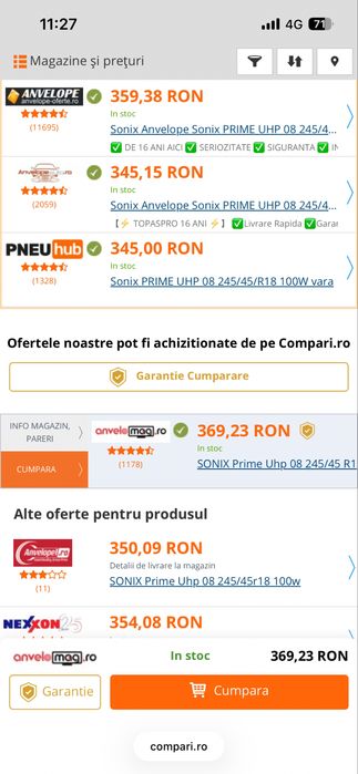 Anvelope M+S 245/45 R18 100W XL