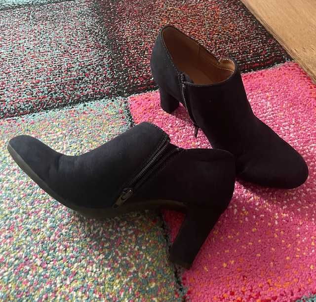 Pantofi damă cu toc, Graceland, albastru închis, mărime 36