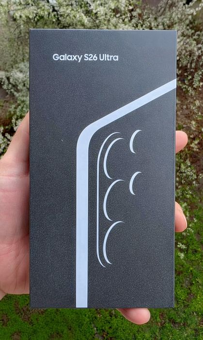 Samsung Galaxy S26 Ultra (512GB) - цвят Silver Shadow (сребърен), фабрично запечатан