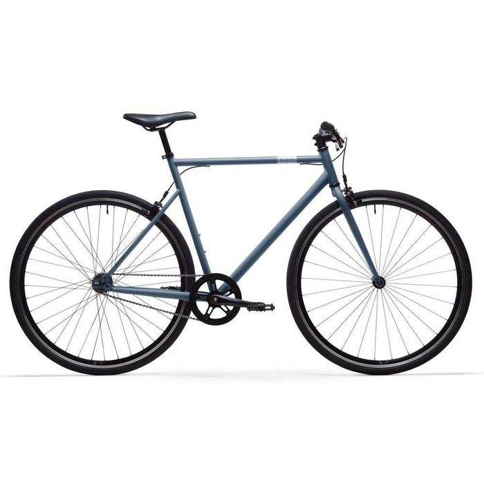 Bicicleta oras Elops Speed 500 L cadru otel Hi-Ten, single speed, roti 28 inch, Albastru | UsedProducts.Ro