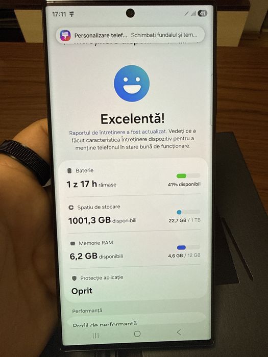 Samsung S23 Ultra 1Tb Impecabil ca Nou la cutie