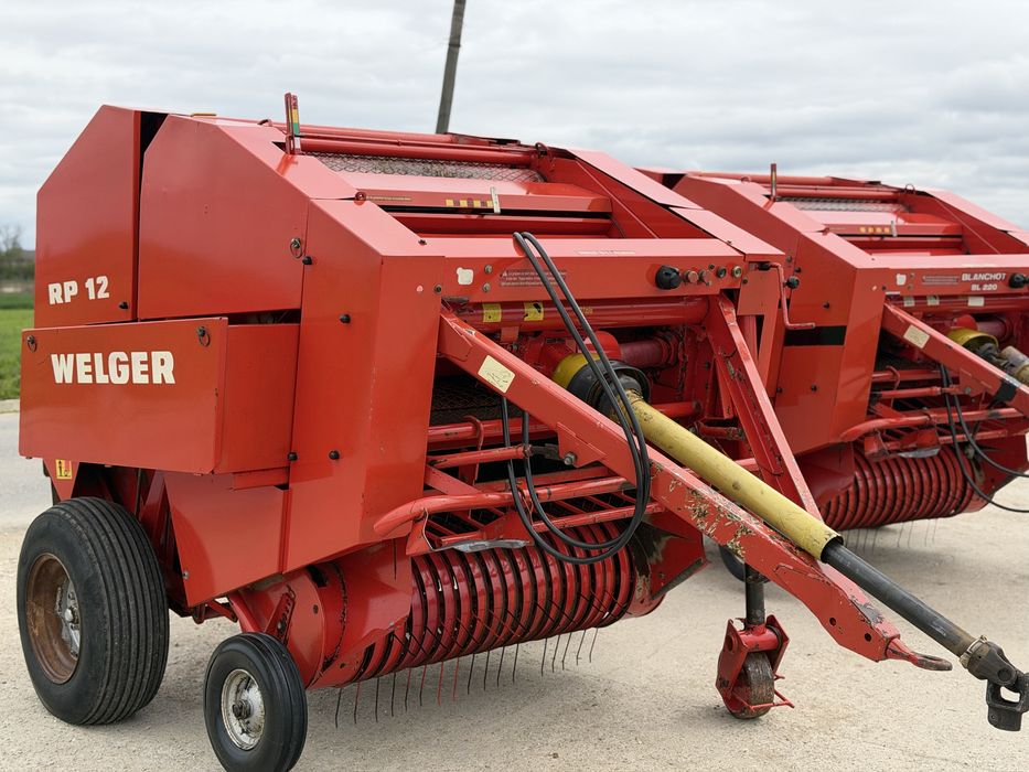 Presa/Balotiera Welger Rp12 Model Nou Import Germania Ca Noi Claas Krone