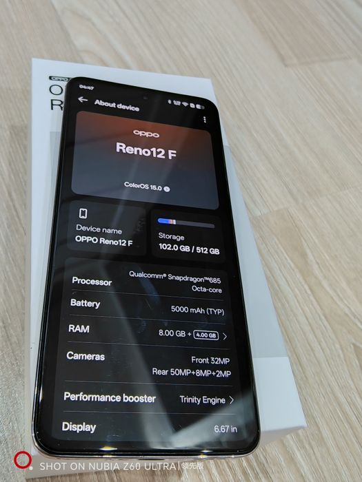 Продам Oppo Reno 12F 8/512 Amber Orange