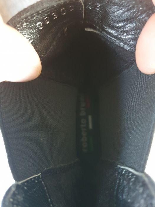 Мъжки кожени боти (Chelsea boots), №43 – произведени в Италия