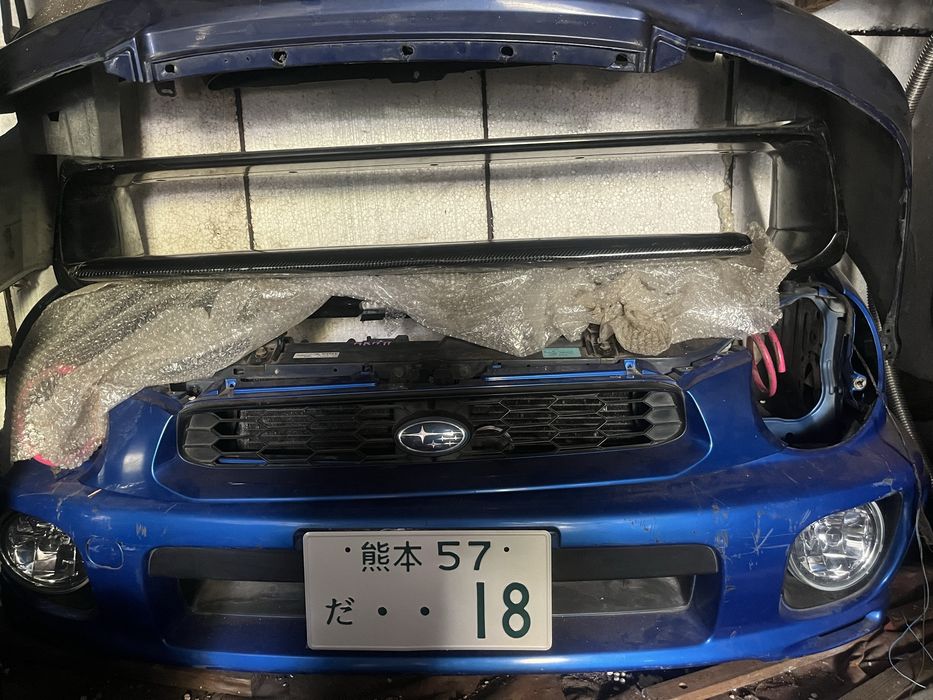 Споилер wrx sti ноускат импреза