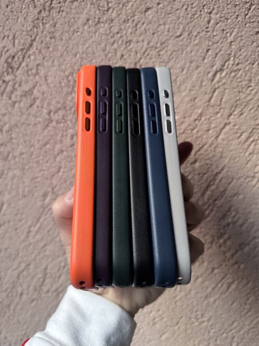 Huse piele Apple Leather iPhone 17Pro/17ProMax