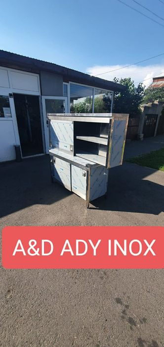 Dulap si masa din inox