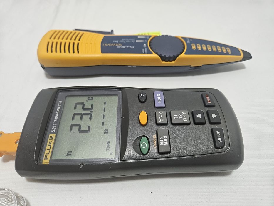 Fluke termometru 52ii si Fluke Networks IntelliTone Pro 200