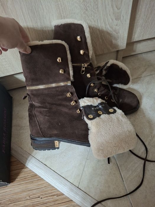 Ботинки зимние р 38