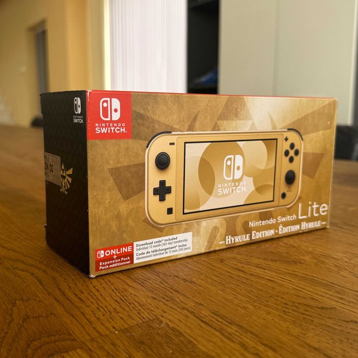 Nintendo Switch Lite – Hyrule Edition | Пълен комплект
