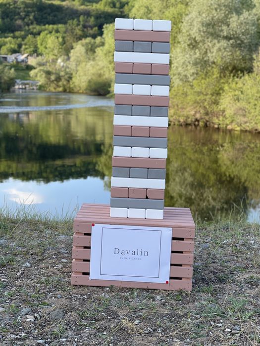 DAVALIN EVENTS | joc pentru inchiriat | GIANT JENGA