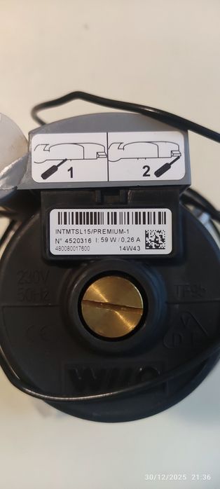 Pompa  cu rotor nou Ariston BIS, BS, AS, EGIS, MATIS  24KW