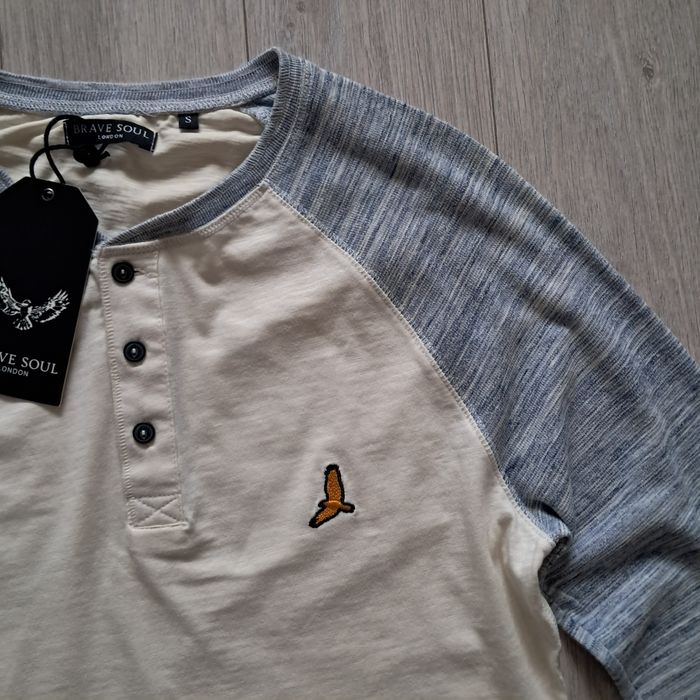 Мъжка памучна блуза BRAVE SOUL , размери - S, M, L и XL .