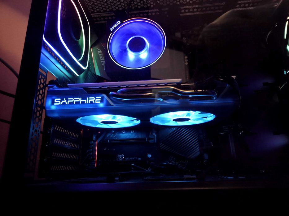 Caculator,PC gaming Ryzen 5,B550,RX580,16gb ddr4,ssd+hdd,750Wnou