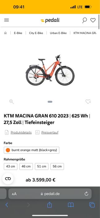 Bicicleta KTM MACINA GRAN 610