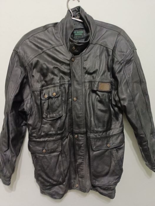 Фирменные Кожаные плащ, куртки, сюртук.