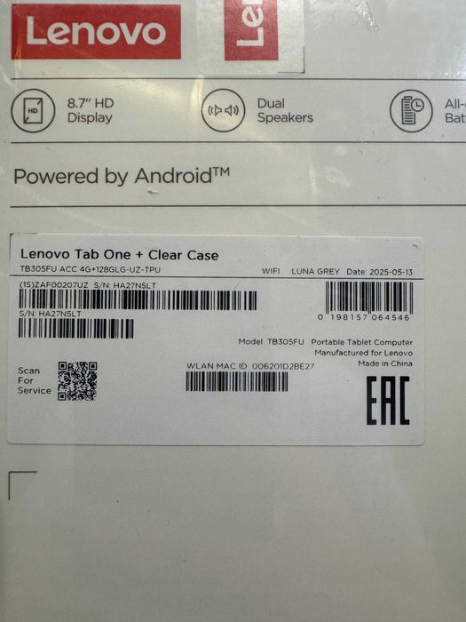 Планшет Lenovo TB305FU