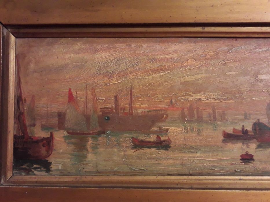 Tablou, Dimitrie Florian (Dobosariu) - Peisaj marin deosebit