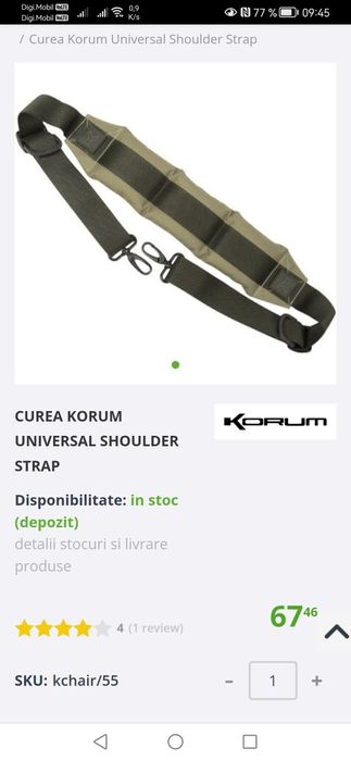 Curea de umăr Korum