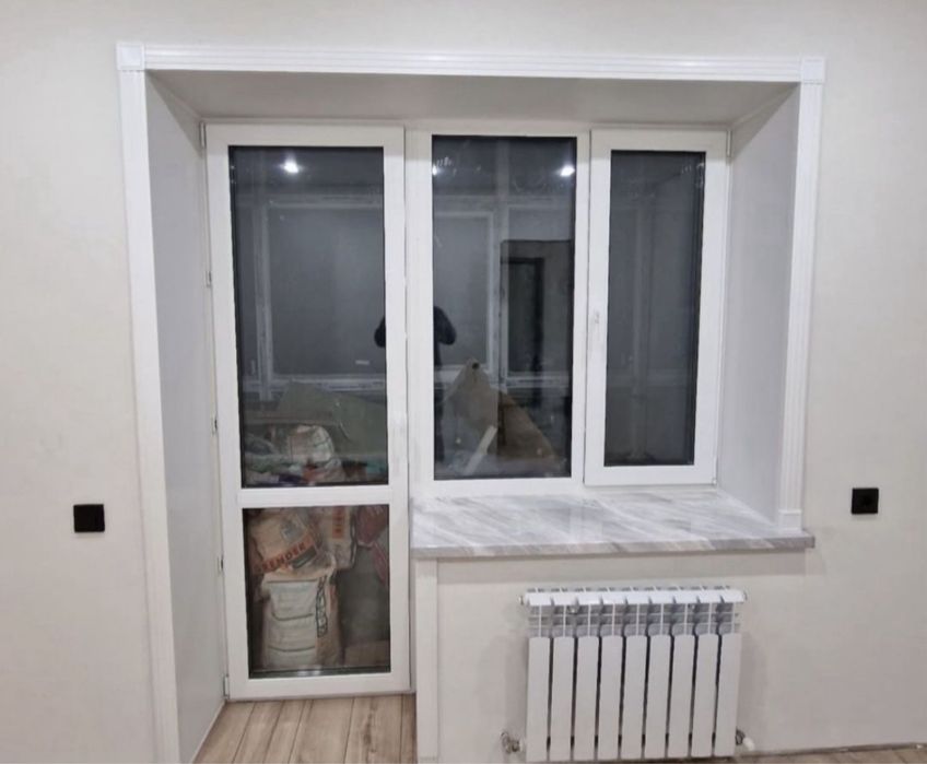 Пластиковые окна, двери, витражи