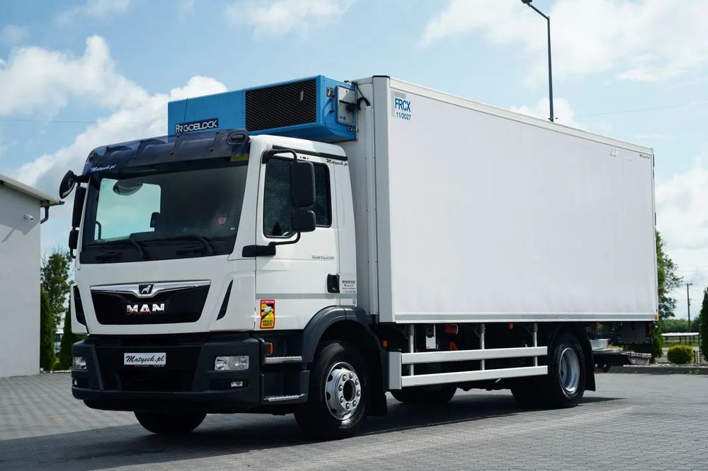 MAN TGM 15.250 / 4x2 / 6.2 M FRIGORIFER / FRIGLOCK FK 13 UNITĂȚI / DHOLLANDIA LIFT - 1.500 KG / IMPORTAT / EURO 6