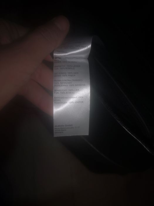 Черна кожена дамска чанта ZIGN