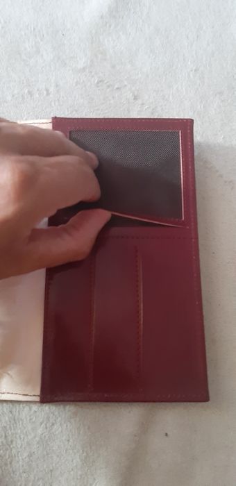 Husa Organizator coperta agenda din piele nat. portcard legitimatii