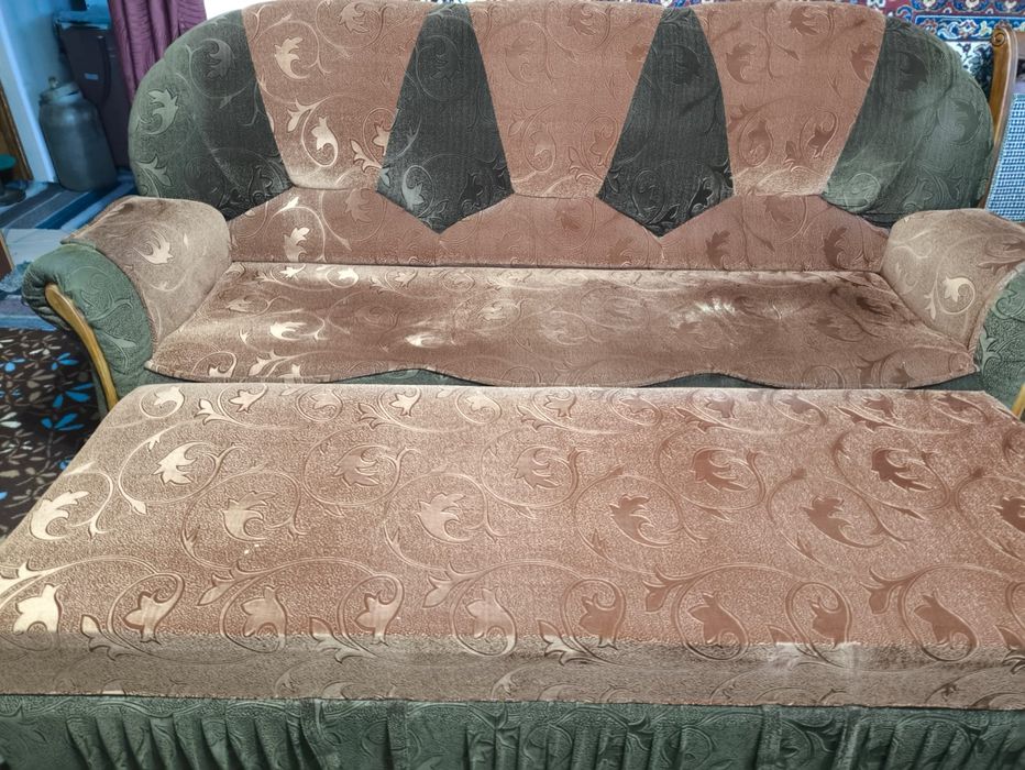 Диван, Стулья после реставрации, Кресло