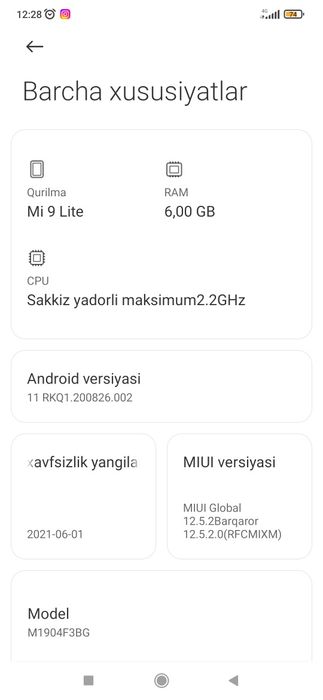 Xiaomi 9 Lite idial Obmen