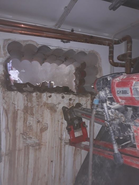 Gauri prin carotare in santier(sursa propie de energie)