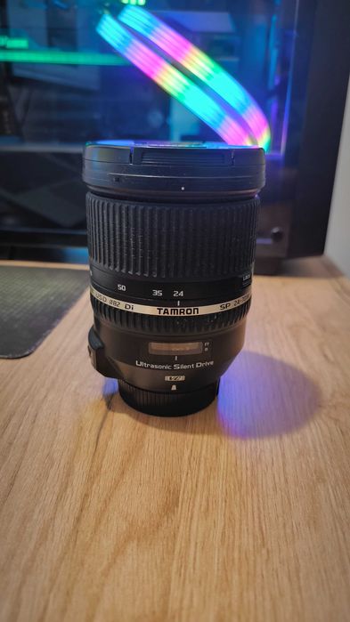 Obiectiv Tamron 24-70 F2.8 F Mount Nikon bonus filtru 10 stops Hoya