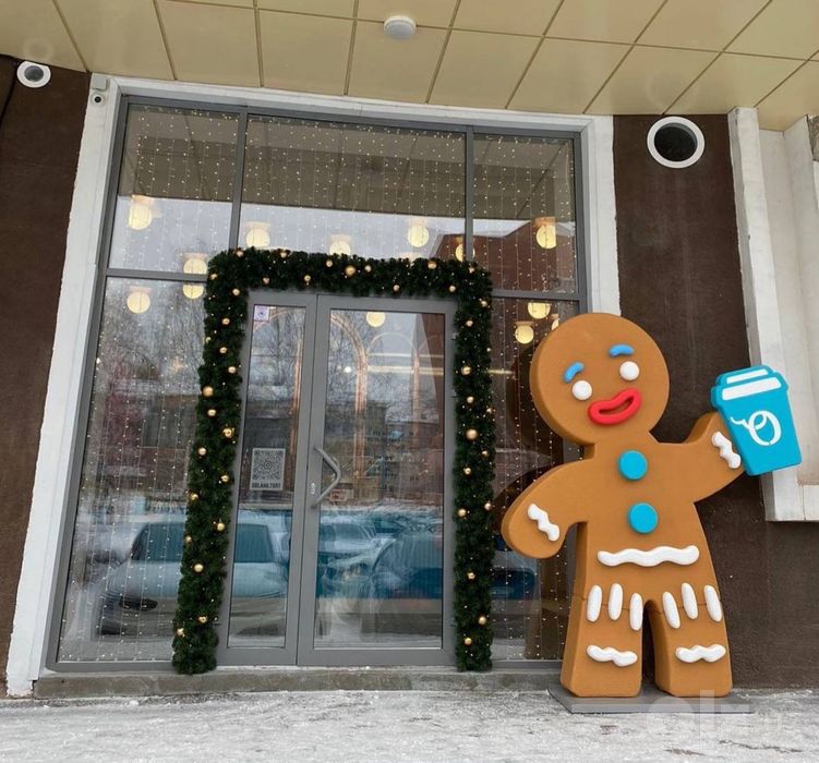 Новогодний печенка из пенопласта