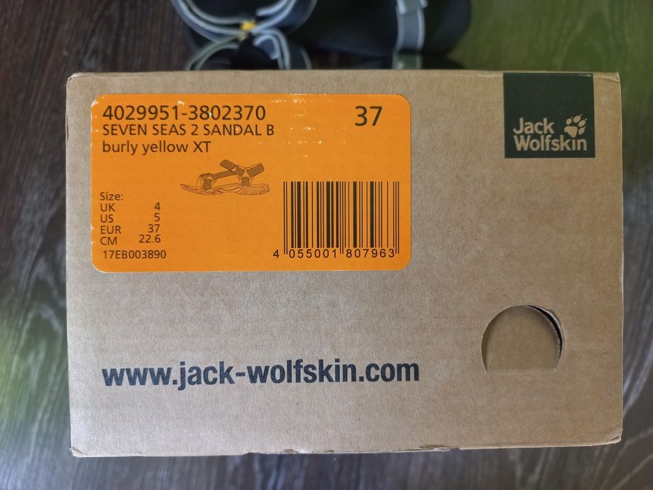 Детски/ младежки сандали Jack Wolfskin, 37 номер