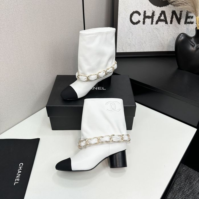 Cizme Chanel piele naturala