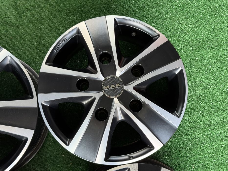 4бр. ОТЛИЧНИ ТОВАРНИ 15” Джанти *MAK* 5х160 за -FORD Transit/FORD Custom- 6.5Jx15H2, ET58